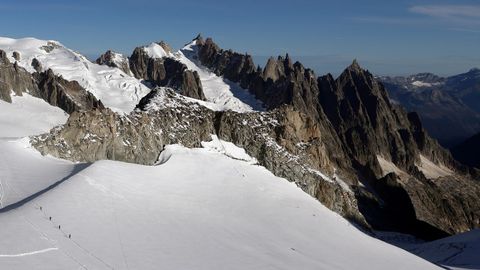 Vertiente italiana del Mont Blanc