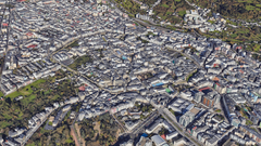 Im�gen a�rea de la ciudad de Lugo