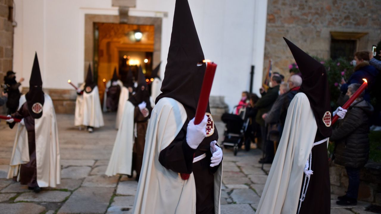 Procesión de La Piedad de la Semana Santa de A Coruña. 