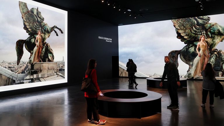 Annie Leibovitz abre su mirada en el muelle de Batería: «No conozco a nadie al que no le guste A Coruña»