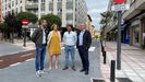 El Ayuntamiento finaliza las obras de peatonalización de la calle Rafael Sarandeses en Lugones