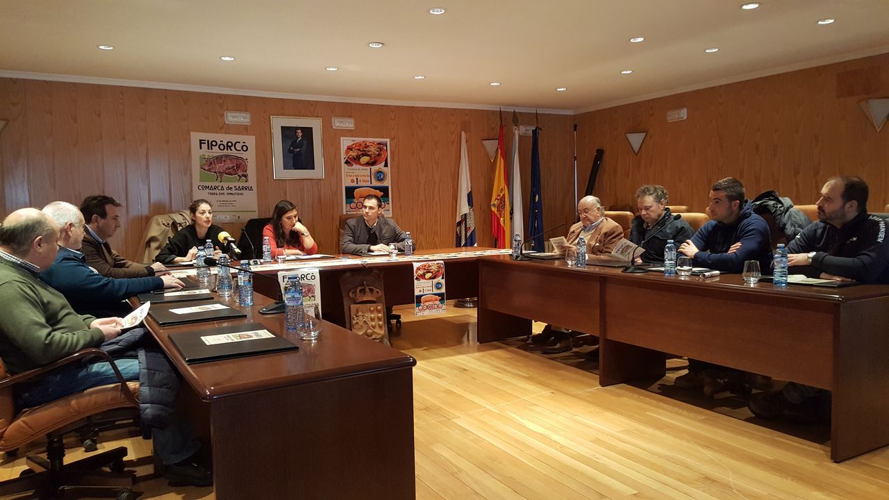 Imagen de archivo de un pleno en Sarria