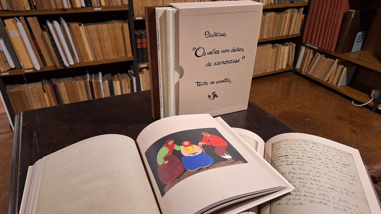 As&iacute; marchan las obras del Teatro Principal de Pontevedra.A edici&oacute;n facs&iacute;mile conta con tres volumes