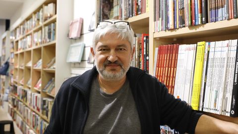 O escritor e editor Fran Alonso