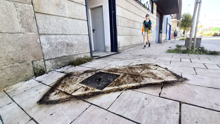 Delito de aporofobia en Vigo: detenido por quemar el colchón donde dormía una persona sin hogar