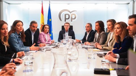 Feijoo presidi este lunes la reunin del comit de direccin del PP en la sede nacional del partido