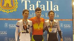 La seleccin Asturiana en el Campeonato de Espaa de Ciclismo en Pista celebrado en Tafalla