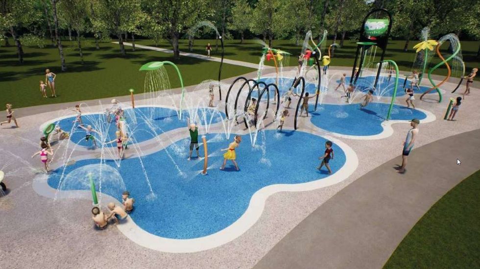 Criz roja imparte cursos formativos del manejo de desfibriladores inatalados por toda la ciudad..Recreaci�n virtual del parque de agua propuesto para la plaza de O Inferni�o.