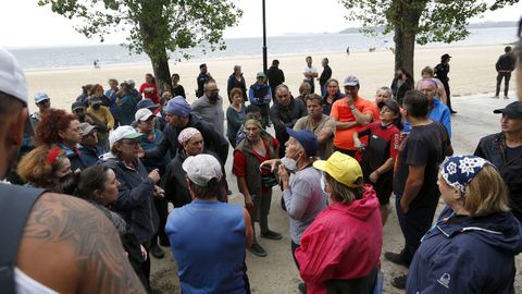 CONFLICTO ENTRE MARISCADORES DE A PIE CON LOS DE A FLOTE DE LA COFRADIA DE PESCADORES DE RIANXO POR LAS CONCESIONES