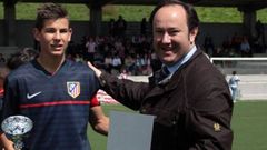 El jugador del atltico de Madrid en la Oviedo Cup