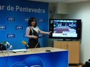 Rodr�guez Teso ilustr� su intervenci�n con im�genes del centro urbano