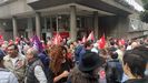 Concentración de CCOO y UGT