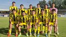 Once inicial del Vetusta ante el CD Coria