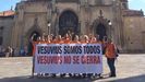 Protesta de los trabajadores de Vesuvius