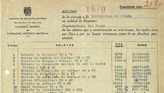 Detalle del acta de entrega de obras en depsito tras la Guerra Civil a la Universidad de Oviedo, realizada en 1941 por las autoridades franquistas