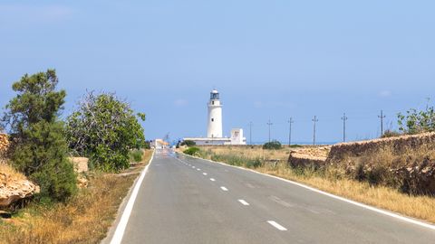 Carretera PM-820, en Formentera