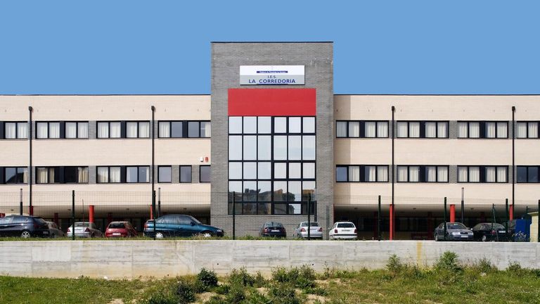 El instituto de Secundaria de La Corredoria (Oviedo)