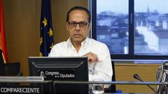 | EFE.Álvaro Pérez, en el 2018 en el Cogreso, en la comisión de investigación sobre la finaciación ilegal del PP 
