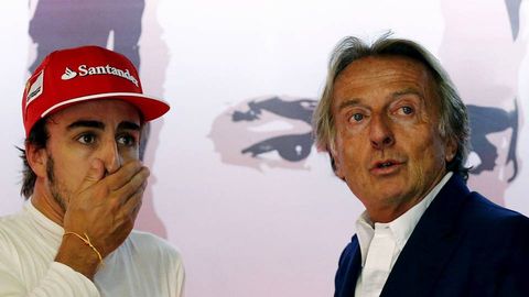 Montezemolo y Fernando Alonso 
