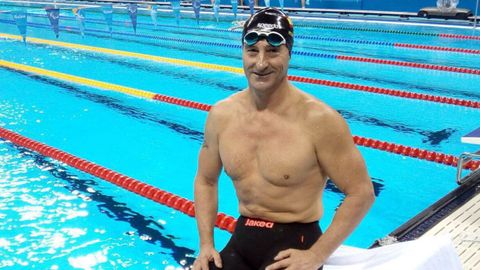 Chano Rodrguez, el nadador paralmpico que disputar los Juegos con 64 aos