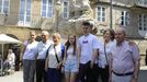 Numerosos turistas en Lugo el 15 de agosto