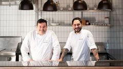 Marcos Morán y Adrián Mancheño, chefs del grupo Hispania