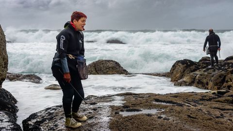 María del Mar Campos Vilela, en Muxía, en enero del 2019.