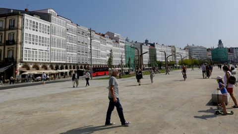 La Marina es la zona más cotizada de A Coruña, junto con el ensanche
