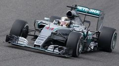 Lewis Hamilton en el circuito de Suzuka, Japn