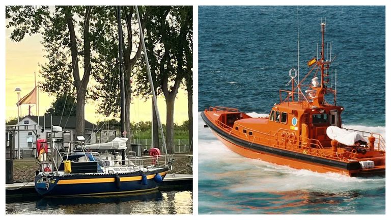 Rescate de un velero alemán, que fue remolcado a Cariño por la Salvamar Alioth