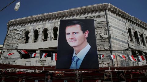 La victoria de Bachar al Asad se da por segura ante una oposición anulada e un pais destrozado por la guerra.