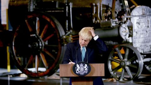 El primer ministro británico, Boris Johson, coincide con Trump en que la salida del Reino Unido de la UE es una gran oportunidad para un buen acuerdo entre sus dos países 