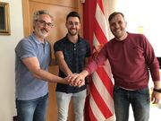 Javi Cobo junto a Miguel Torrecila y Manolo S�nchez Murias