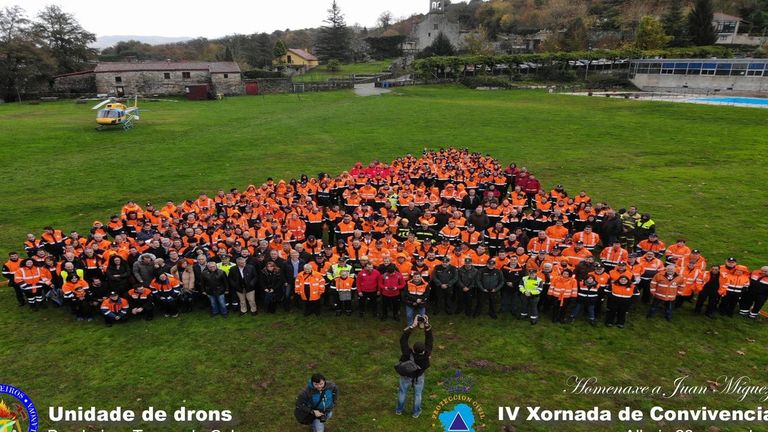 Más de 400 voluntarios se reunieron en la jornada en Allariz en el 2019.