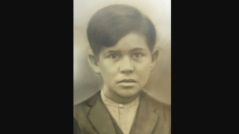 Fotografía de Ángel Fernández cuando era un niño