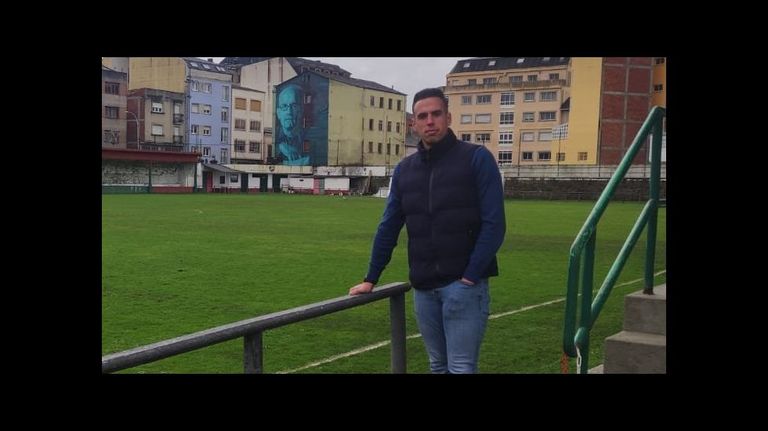 Álex Santómé, portero del Racing Vilalbés, nuevo coordinador del fútbol base