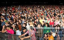 Los conciertos de San Roque han arrastrado siempre a multitud de pblico. 