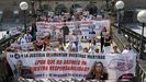 Manifestacin de las vctimas del Alvia en Santiago