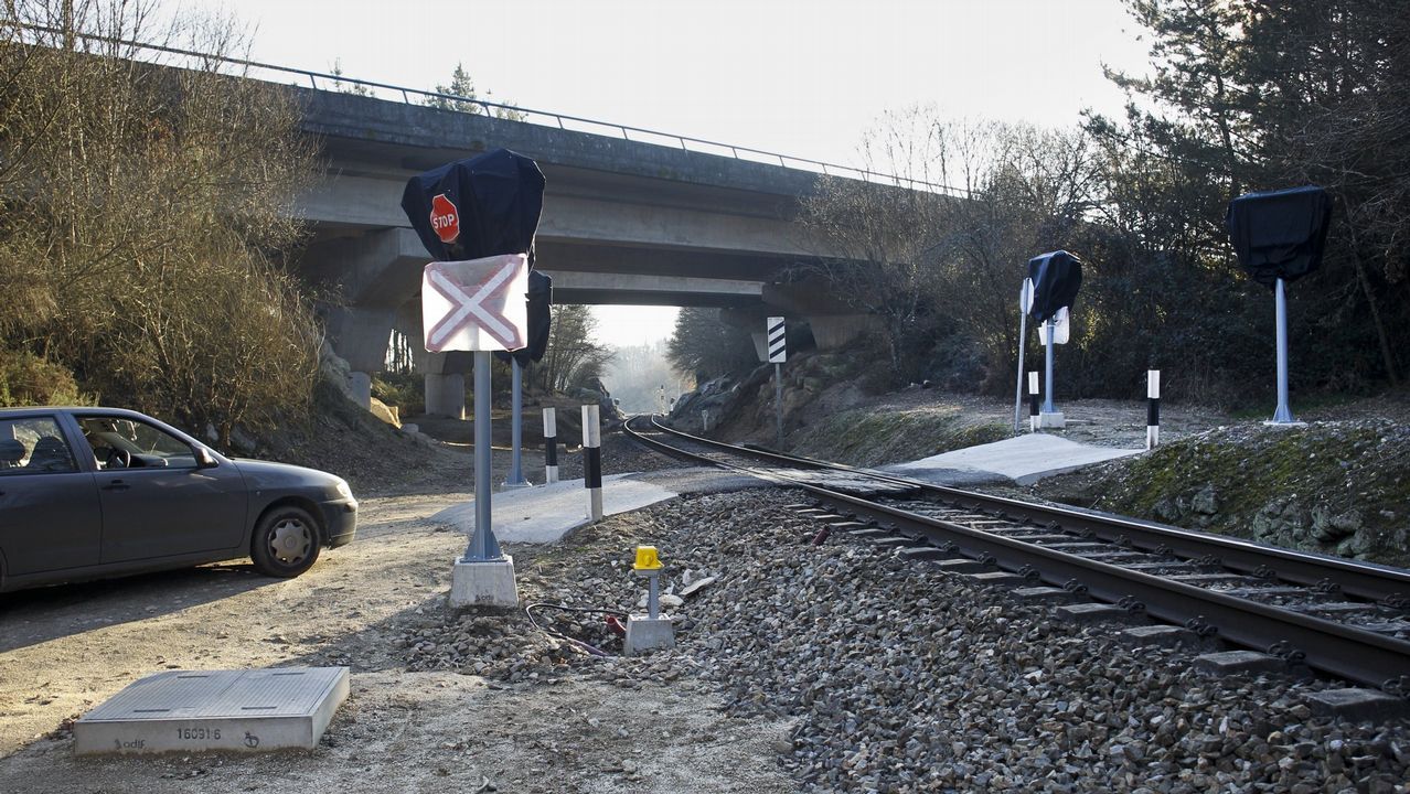 Circulaci�n complicada por la nieve entre A Fonsagrada y Lugo