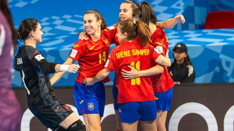 España golea a Marruecos y avanza a las semifinales del mundial femenino de fútbol sala (6-1)