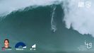 Kai Lenny surfea la ola más grande de la temporada en Nazaré