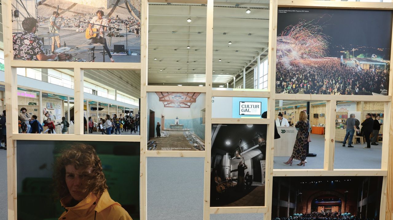 Collage de una feria de Culturgal pasada