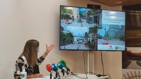 Lara Méndez presentó los planes de peatonalización