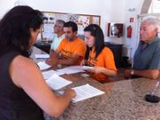 Los afectados, tramitando las alegaciones en la Subdelegaci�n de Pontevedra