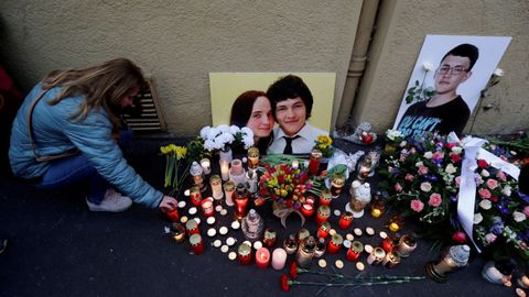 Los eslovacos se echaron a la calle para denunciar el crimen del periodista y su novia