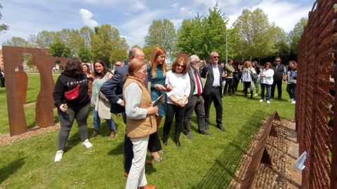 Homenaje victimas de campo de concentración de Miranda de Ebro (Burgos)
