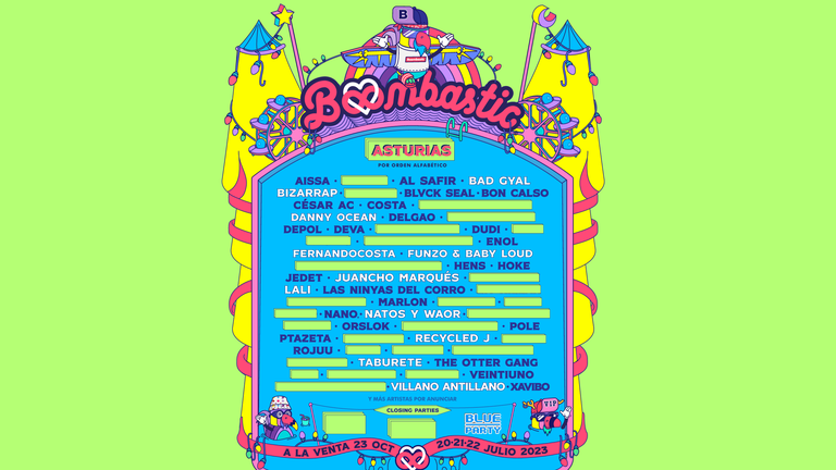 El Boombastic Festival Asturias 2023 Ya Tiene Cartel