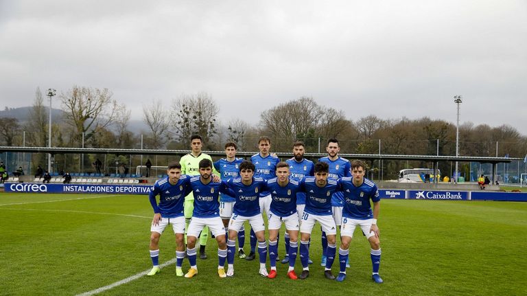 Alineación del Vetusta en el partido ante el Sporting B