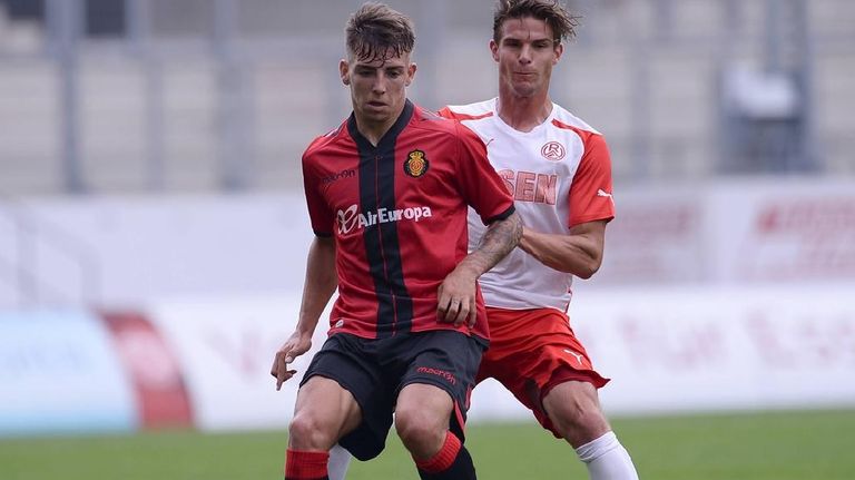 Brandon Thomas, en un partido con el Mallorca