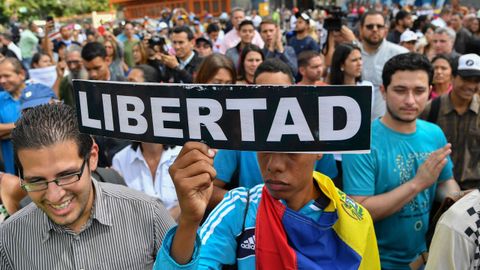Las movilizaciones volvieron a las calles de Venezuela para apoyar a Juan Guaid y exigir elecciones presidenciales